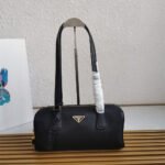 Prada Medium leather top-handle bag with padlock(high-end grade) - Image 6