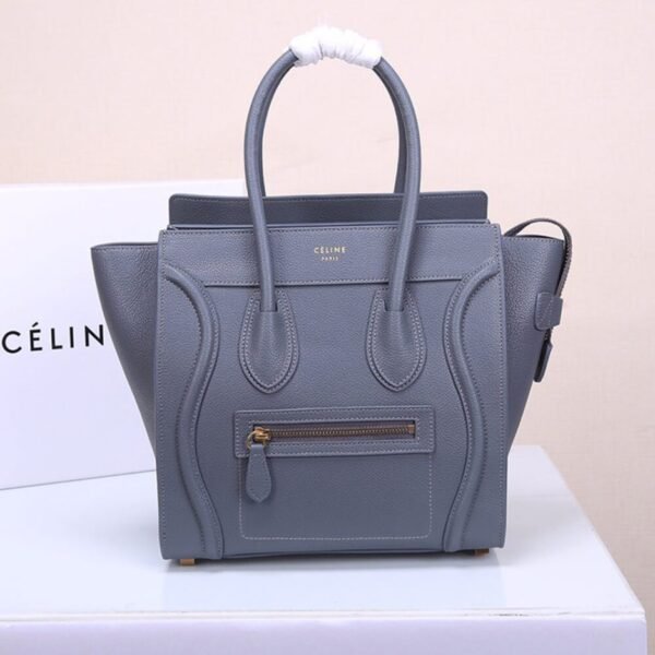 CELINE MICRO LUGGAGE HANDBAG IN CALFSKIN - Image 3