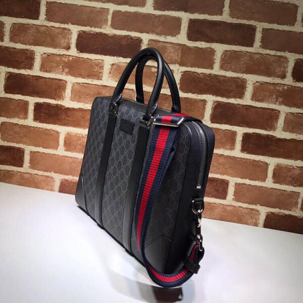 Gucci GG Black Briefcase - Image 5