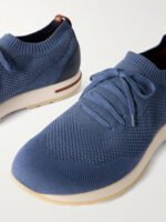 360 Flexy Leather-Trimmed Knitted Wish® Wool Sneakers - Image 10