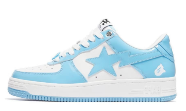 Patent Leather Blue White - Image 2