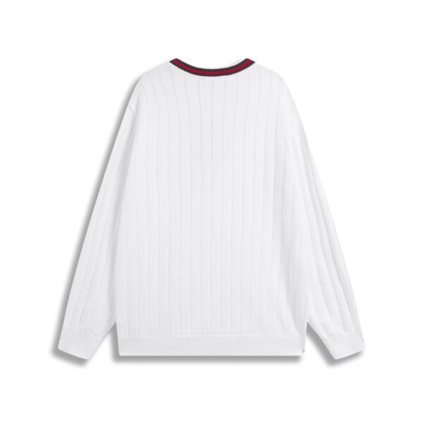 2024SS Striped Jacquard Knit Cardigan - Image 3