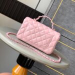 Chanel Mini Flap Bag with Top Handle(HIGH-END GRADE) - Image 8