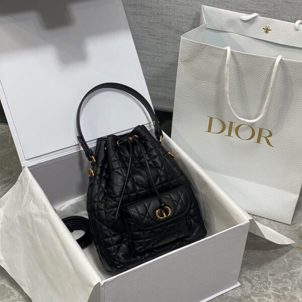 Small Dior Caro Bucket Bag(HIGH-END GRADE) - Image 5
