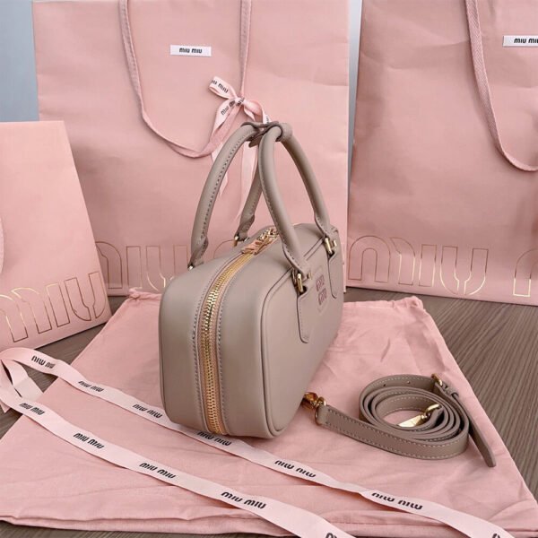 MIUMIU Large Arcadie Leather Bag(HIGH-END GRADE) - Image 4
