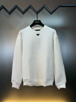 New Metal Triangle Logo Crewneck Sweatshirt – Comfortable & Stylish - Image 2