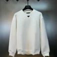 New Metal Triangle Logo Crewneck Sweatshirt – Comfortable & Stylish