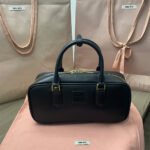MIUMIU Large Arcadie Leather Bag(HIGH-END GRADE) - Image 6