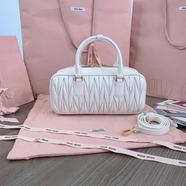 MIUMIU Large Arcadie matelasse nappa Bag(HIGH-END GRADE) - Image 5