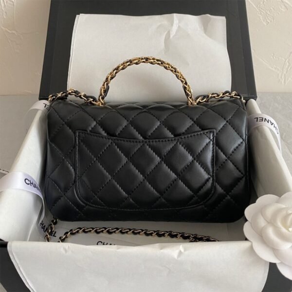 CHANEL Mini Flap With Top Handle - Image 4