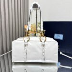 Prada Dangle medium leather top-handle bag(HIGH-END GRADE) - Image 5
