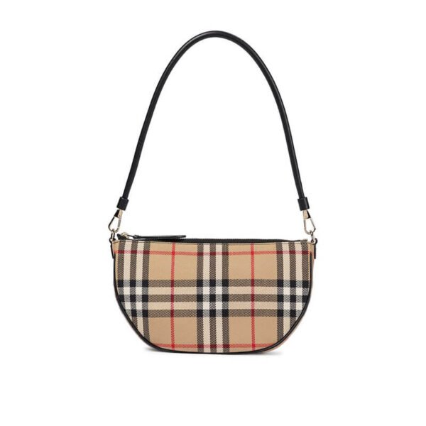 Olympia Pouch checked shoulder bag - Image 2