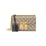 Padlock small GG bees shoulder bag - Image 3