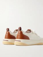 410 LP Walk Leather-Trimmed Wish® Wool Sneakers - Image 9