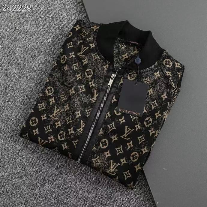 56925650580fdf0c2e3f8b1a10abb46e.jpg All-Over Monogram Jacquard Jacket - Image 1