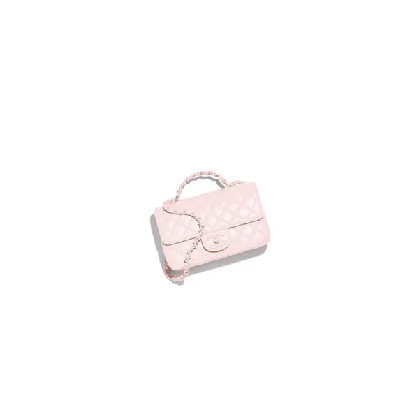 Chanel Mini Flap Bag with Top Handle(HIGH-END GRADE) - Image 2