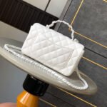 Chanel Mini Flap Bag with Top Handle(HIGH-END GRADE) - Image 8