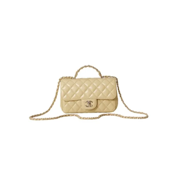 CHANEL Mini Flap With Top Handle - Image 2