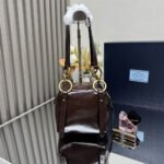 Prada Dangle leather top-handle mini-bag(HIGH-END GRADE) - Image 8