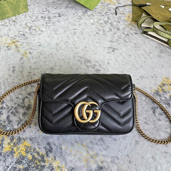 GG Marmont matelasse leather super mini bag - Image 3