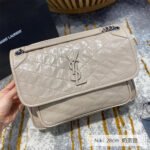 SAINT LAURENT NIKI MEDIUM IN CRINKLED VINTAGE LEATHER - Image 3
