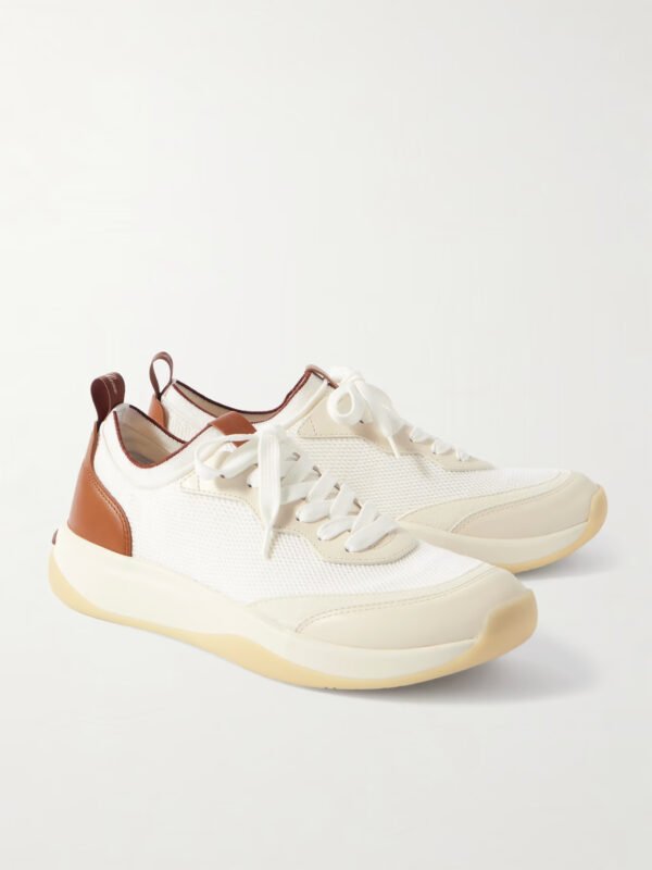 410 LP Walk Leather-Trimmed Wish® Wool Sneakers - Image 5