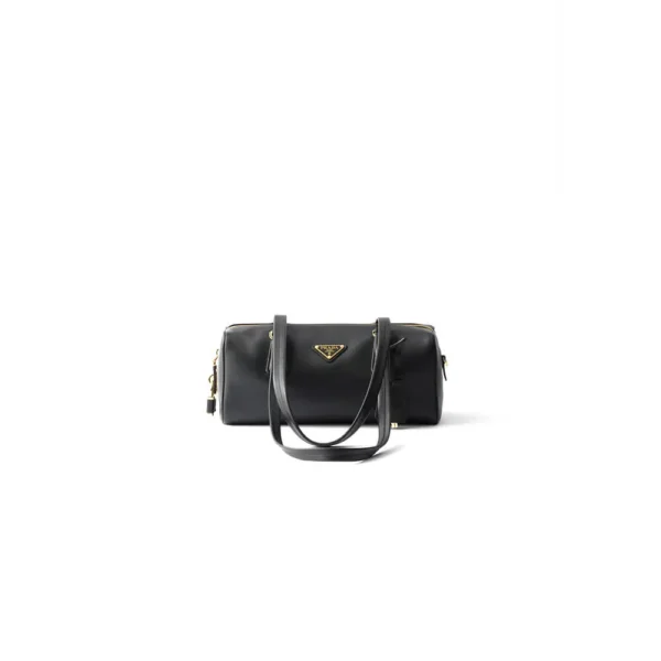 Prada Medium leather top-handle bag with padlock(high-end grade) - Image 2