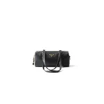 Prada Medium leather top-handle bag with padlock(high-end grade)