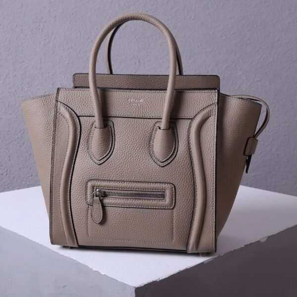 CELINE MICRO LUGGAGE HANDBAG IN CALFSKIN - Image 3