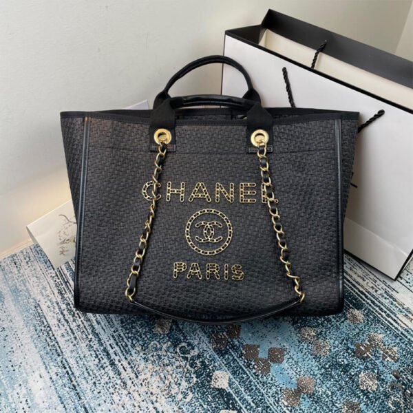 CHANEL Deauville Large Tote - Image 3