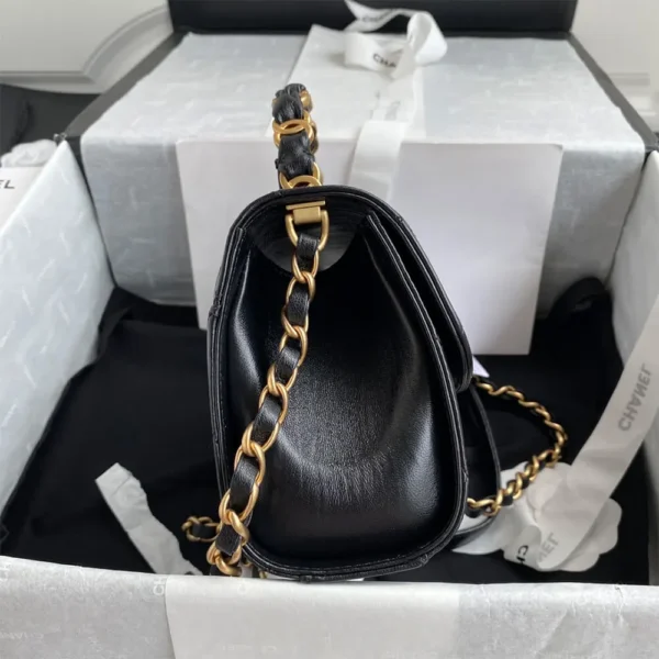CHANEL Mini Flap Bag with Top Handle - Image 5