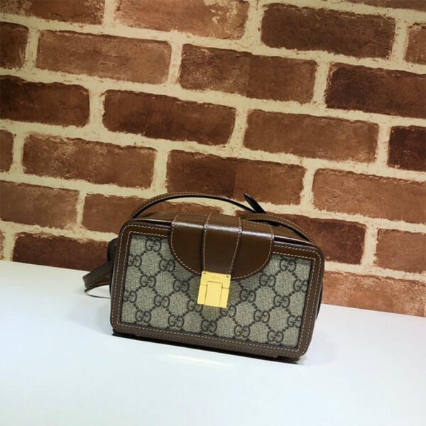 Gucci GG Mini Bag With Clasp Closure - Image 3