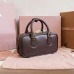 MIUMIU Medium Arcadie Leather Bag(HIGH-END GRADE) - Image 8