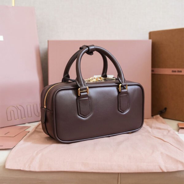 MIUMIU Medium Arcadie Leather Bag(HIGH-END GRADE) - Image 5