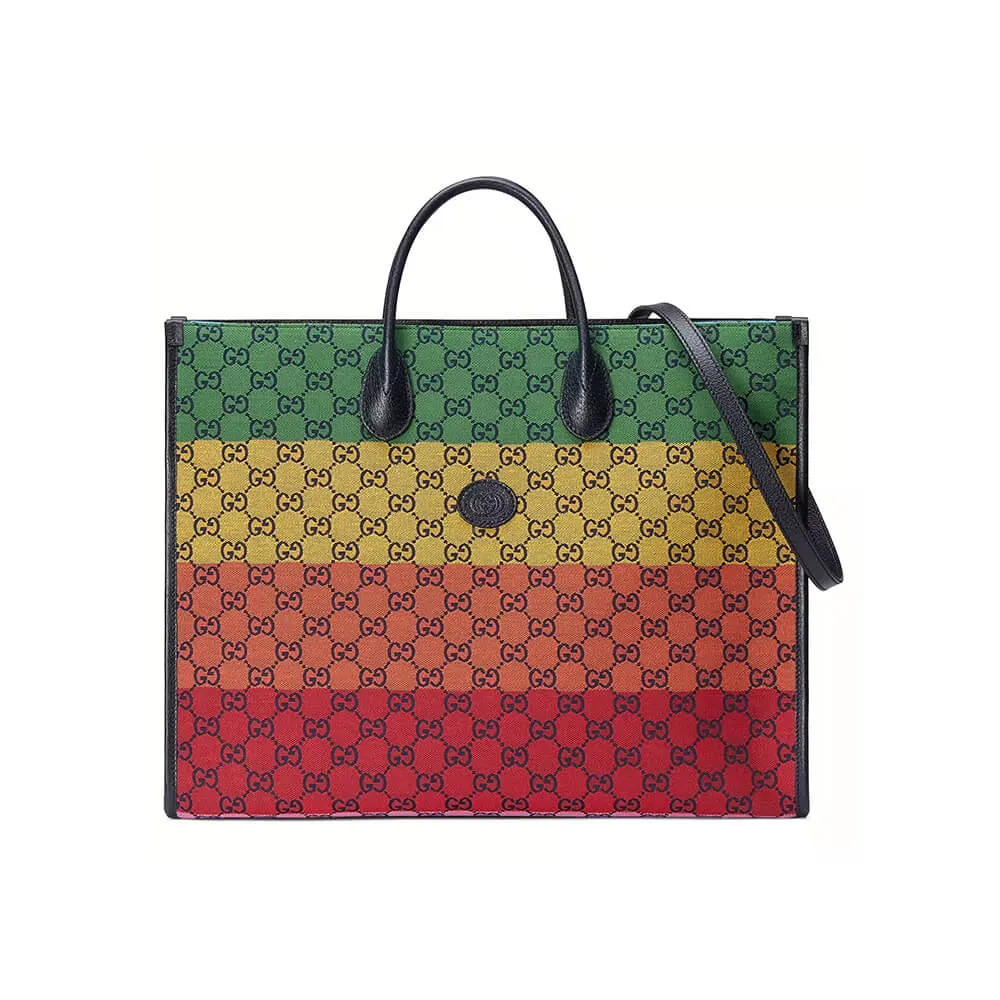 5def735e8ce1e3bf26e9d3cd25147d97.webp GG Multicolour large tote bag - Image 1