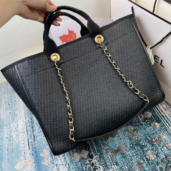 CHANEL Deauville Large Tote - Image 6