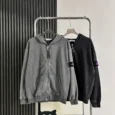 Loose Fit Hooded Washable Cardigan Jacket