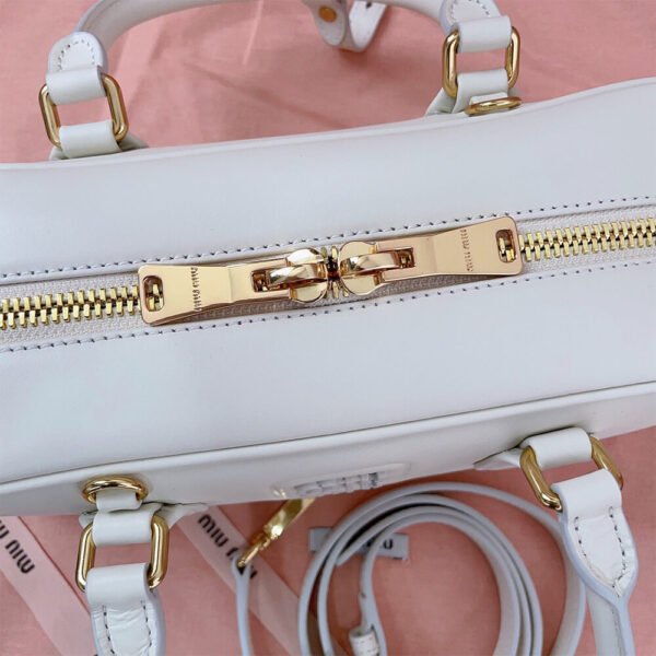 MIUMIU Large Arcadie Leather Bag(HIGH-END GRADE) - Image 7
