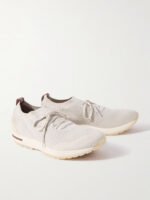 360 Flexy Leather-Trimmed Knitted Wish® Wool Sneakers - Image 8