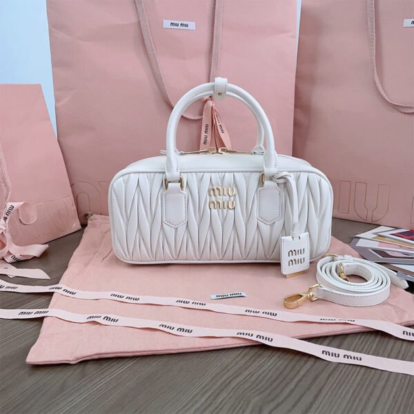MIUMIU Large Arcadie matelasse nappa Bag(HIGH-END GRADE) - Image 3