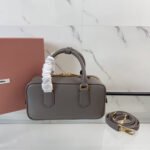 MIUMIU Medium Arcadie Leather Bag(HIGH-END GRADE) - Image 8