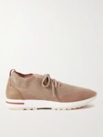 360 Flexy Leather-Trimmed Knitted Wish® Wool Sneakers - Image 3