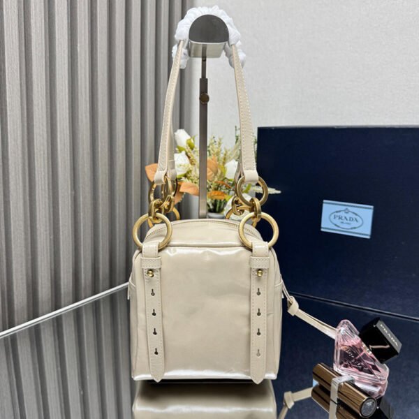 Prada Dangle leather top-handle mini-bag(HIGH-END GRADE) - Image 5