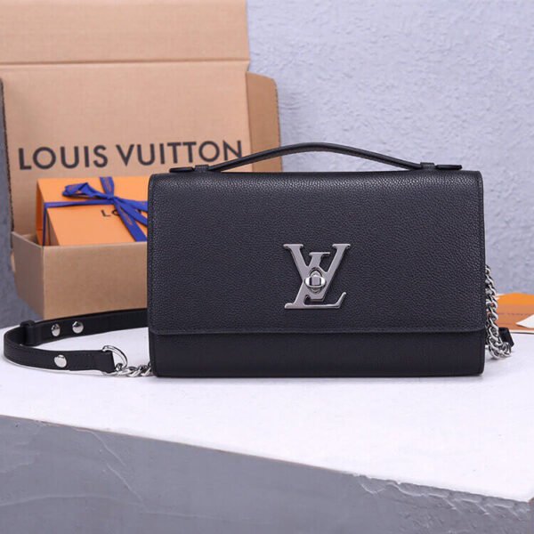 LV Lockme Clutch Purse - Image 3