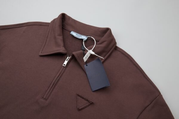 Men’s & Women’s Luxury Sweatshirt with Triangular Patch Design - Image 4