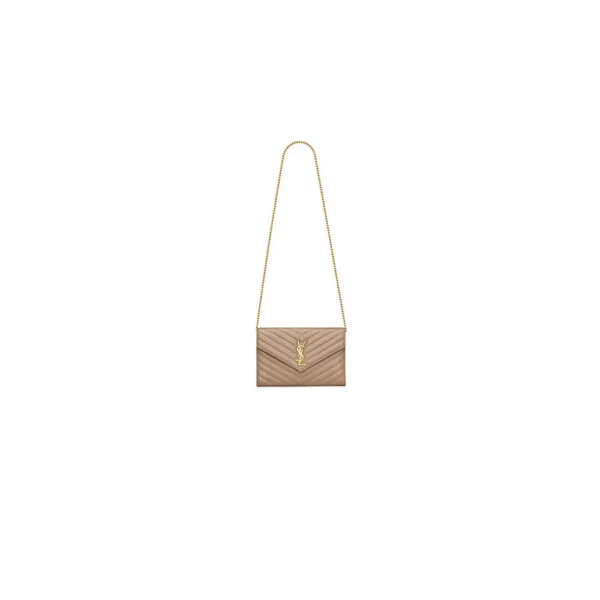 YSL cassandre chain wallet in lambskin - Image 2