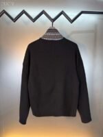 Embroidered Logo Sweater Jacket - Image 3