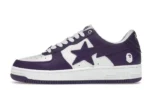 ⁦حذاء BAPE أبيض بنفسجي (2022)⁩ - الصورة ⁦2⁩