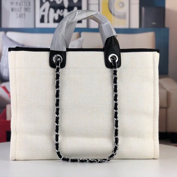 CHANEL Deauville Large Tote - Image 5