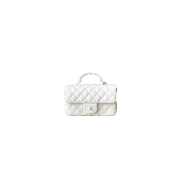 Chanel Mini Flap Bag with Top Handle(HIGH-END GRADE) - Image 2